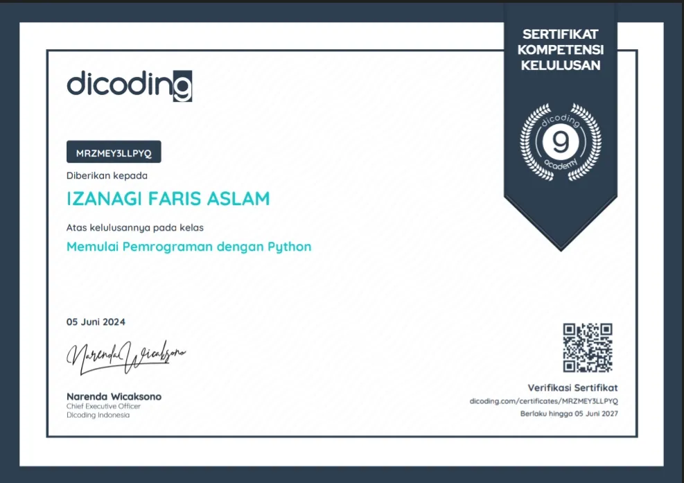 Memulai Pemrograman dengan Python